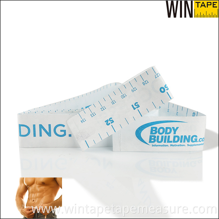 Eco-friendly custom printable meter paper tape measure for baby hospital